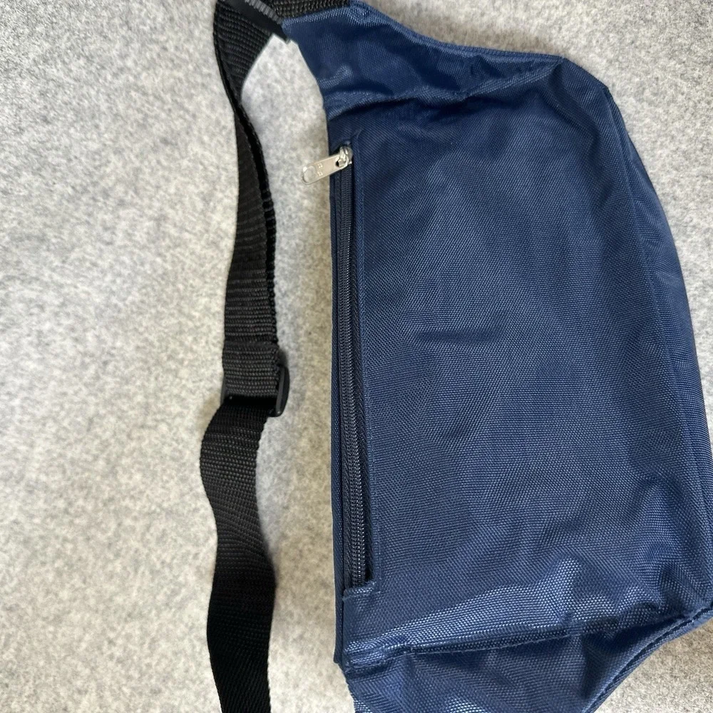 Vintage Fanny Pack‎ Track XY 3 Paris London NY Blue Retro NWOT
